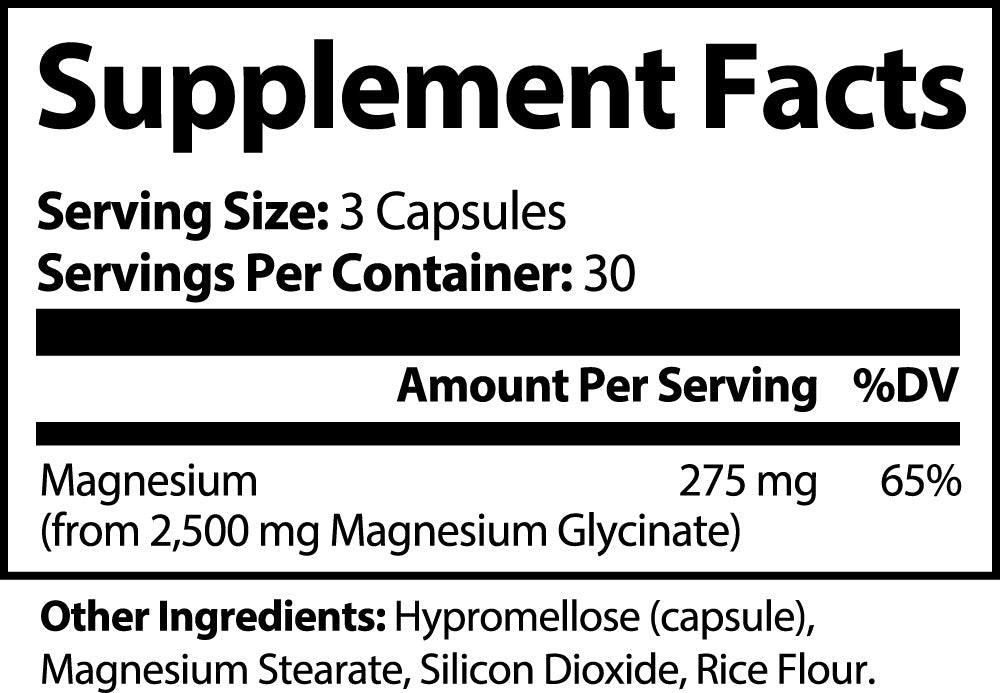 "Deep Sleep Formula – Powered by Magnesium Glycinate" - lotbak
