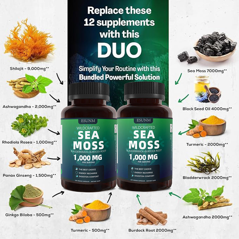 Seaweed Compound Vitamin Capsules - lotbak