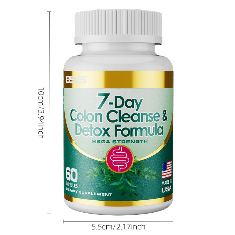 7-Day Colon Cleanse & Detox Formula Capsulese - lotbak