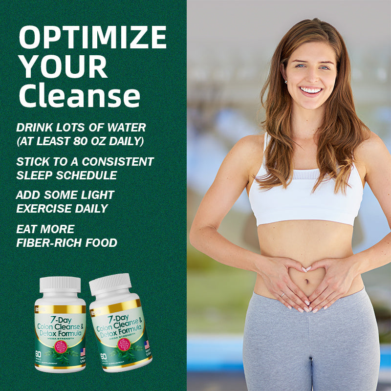 7-Day Colon Cleanse & Detox Formula Capsulese - lotbak