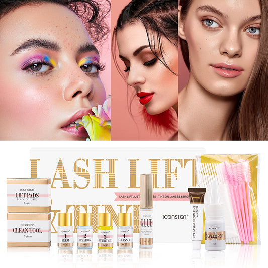 Lash Lift EyeLash Eyebrow Dye Tint Kit Lashes Perm Set Brow Lamination Makeup Tools - lotbak