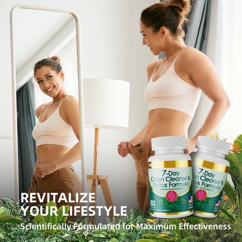 7-Day Colon Cleanse & Detox Formula Capsulese - lotbak